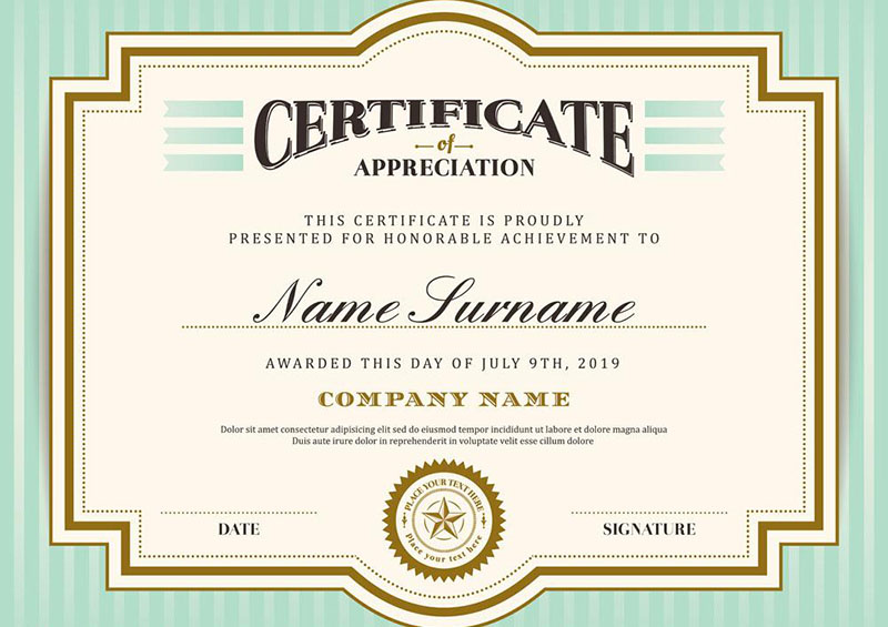 榮譽(yù)證書(shū)三